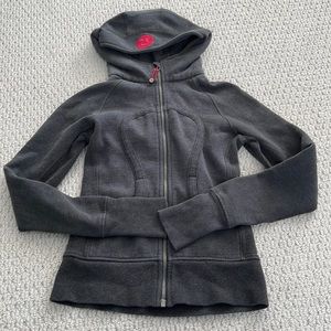 Rare Lululemon Muladhara Chakra scuba hoodie charcoal
